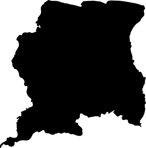 Black Map Shape